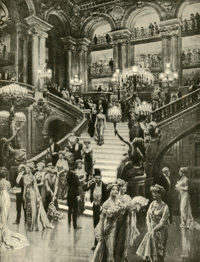 A ópera em Paris, 1910. de Unbekannt