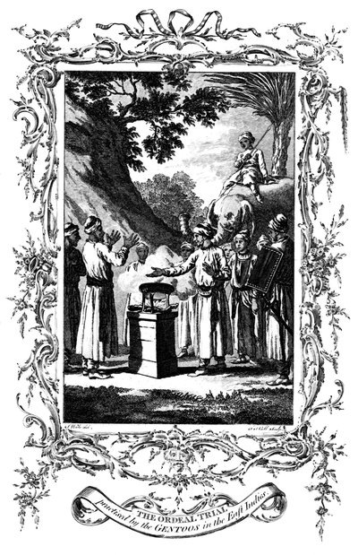 O Julgamento da Provação, 1792 de Unbekannt