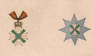 A Ordem de Guilherme dos Países Baixos, século c19 de Unbekannt