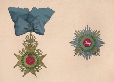 A Ordem dos Guelphs, século c19 de Unbekannt
