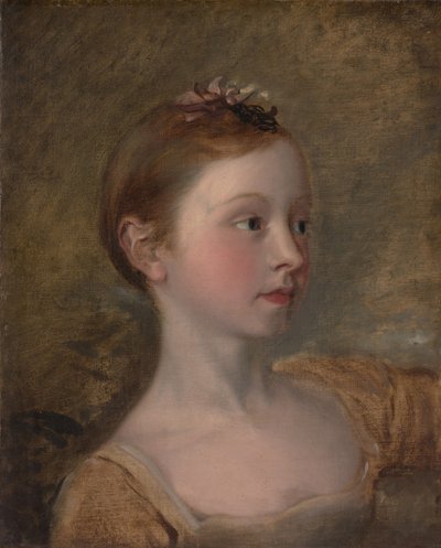 A Filha dos Pintores Mary 1750-1826, meados do século XIX. de Unbekannt
