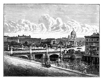 A ponte do palácio e o jardim do prazer, Berlim, Alemanha de Unbekannt