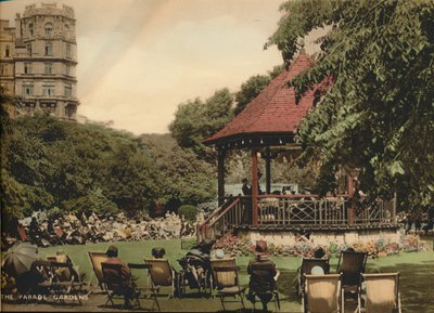 Os jardins do desfile, Bath, Somerset, c1925 de Unbekannt