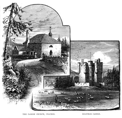 Igreja Paroquial, Crathie e Castelo Braemar, Escócia, 1900 de Unbekannt