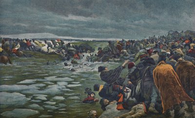 A passagem da Beresina, novembro de 1812, 1896. de Unbekannt