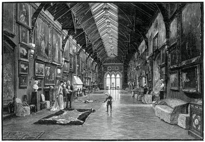 A Galeria de Imagens, Castelo de Kilkenny, século c19 de Unbekannt