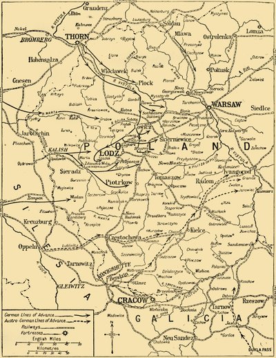 A campanha polonesa, 1914, c1920. de Unbekannt