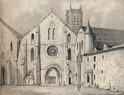 O portal da abadia de St. Genevieve, 1915 de Unbekannt