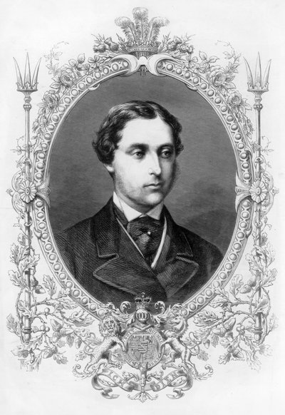 O Príncipe de Gales, 1862 de Unbekannt