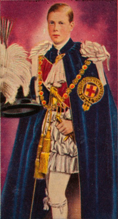 O Príncipe de Gales em sua investidura como Cavaleiro da Liga, 1911 1935 de Unbekannt