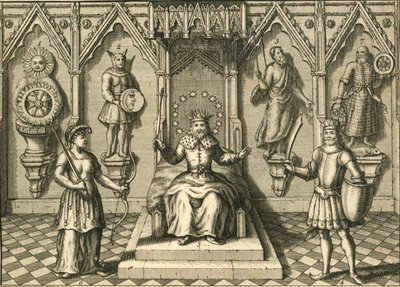 Os principais ídolos dos saxões, cultuados na Grã-Bretanha, do final do século XVI ao início do século XVII de Unbekannt