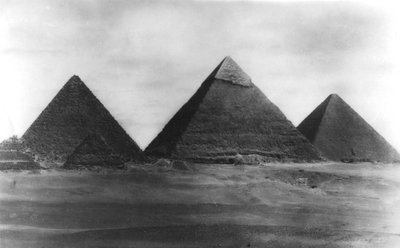 As pirâmides de Gizé, Egito, 1949 de Unbekannt