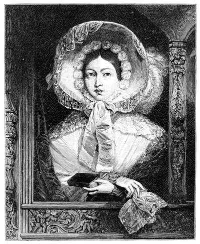 A rainha na galeria real, c1850s, 1900 de Unbekannt