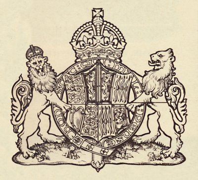 A brasão do Queens, 1937 de Unbekannt