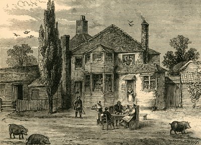 O Queens Head e alcachofra., C1876. de Unbekannt
