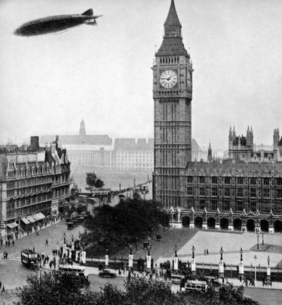 O R101 passando sobre a Câmara dos Comuns, 14 de outubro de 1929 1936 de Unbekannt
