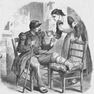 A enfermeira da Cruz Vermelha, 1884 de Unbekannt