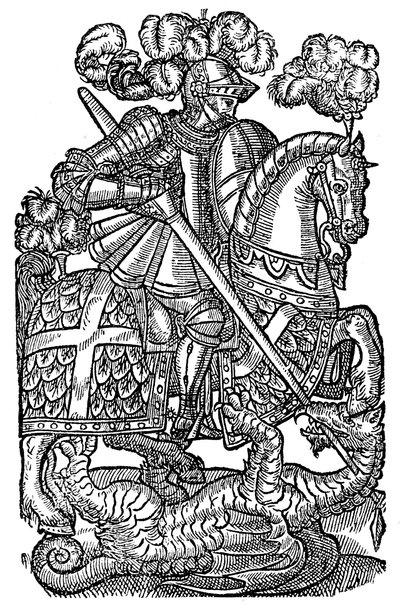 O Cavaleiro Redcrosse, 1598, 1893 de Unbekannt