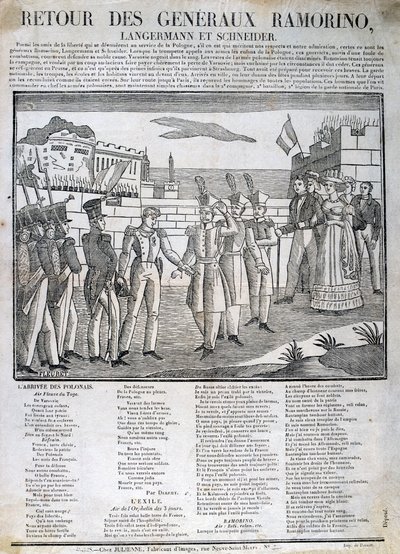 O Retorno do General Ramorino, 1831 de Unbekannt
