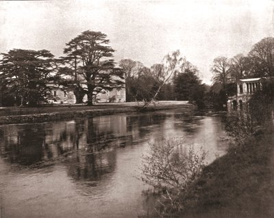 O rio Nadder, casa de Wilton, Wiltshire, 1894. de Unbekannt