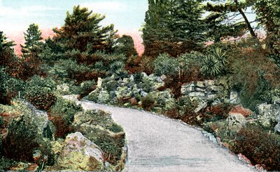 O jardim ornamental, jardins de Kew, Richmond upon Thames, Londres, século XX de Unbekannt