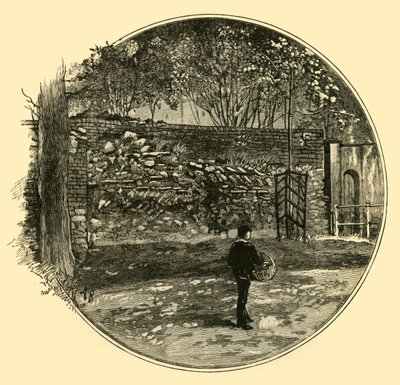 O Muro Romano em Dorchester, 1898. de Unbekannt