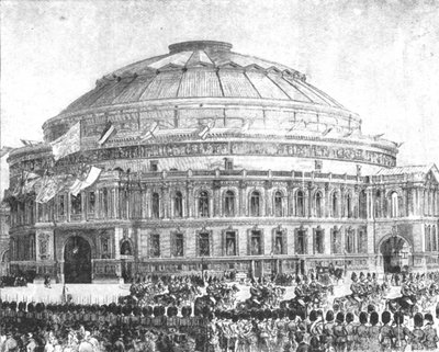 Royal Albert Hall, 1871: inaugurado pela rainha Victoria, em 29 de março de 1901. de Unbekannt