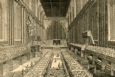 O banquete real em Guildhall, 1761, 1897. de Unbekannt