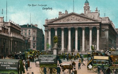 Royal Exchange, Londres, c1910 de Unbekannt