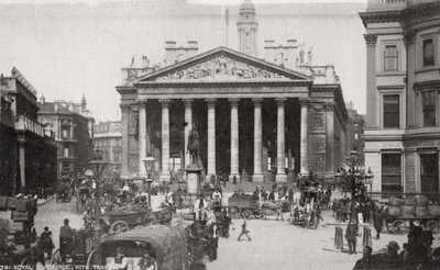 Royal Exchange, Londres, final do século XIX ou início do século XX de Unbekannt