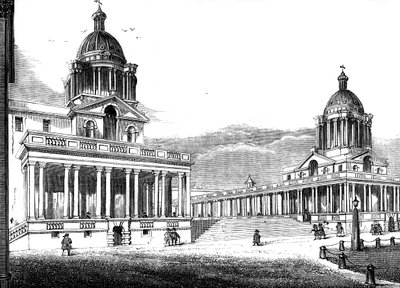 Royal Hospital, Greenwich, Londres, século XIX de Unbekannt