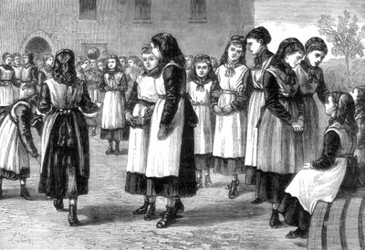 A Escola Maçônica Real para meninas, St Johns Hill, Battersea Rise, Londres, 1875 de Unbekannt