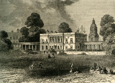 A Escola Naval Real, Greenwich, c1878. de Unbekannt