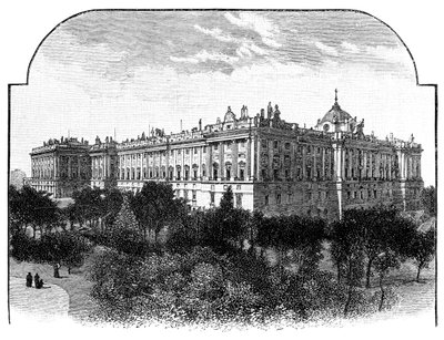Palácio Real, Madri, Espanha, 1900 de Unbekannt