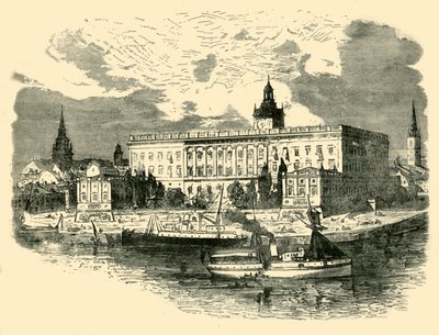 Palácio Real de Estocolmo, 1890. de Unbekannt