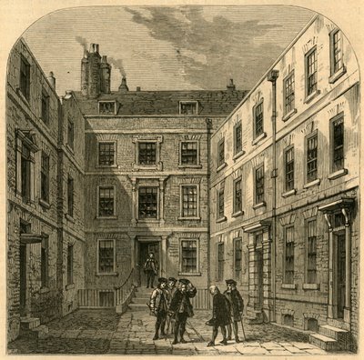 A Royal Societys House em Crane Court, 1897. de Unbekannt