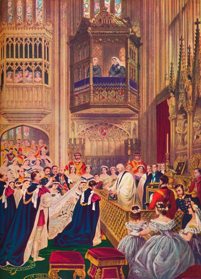 Casamento Real, Capela de St Georges, Windsor, 10 de março de 1863 1910 de Unbekannt