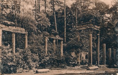 As ruínas, água de Virgínia, Windsor, c1917 de Unbekannt