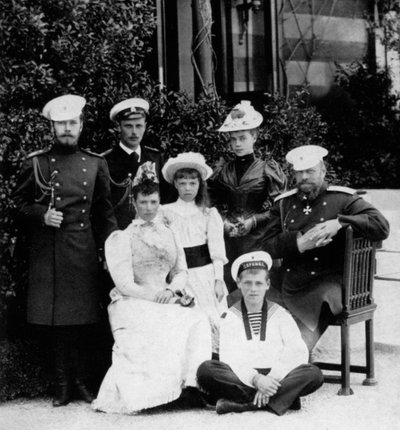 A família imperial russa, c1894 1964 de Unbekannt