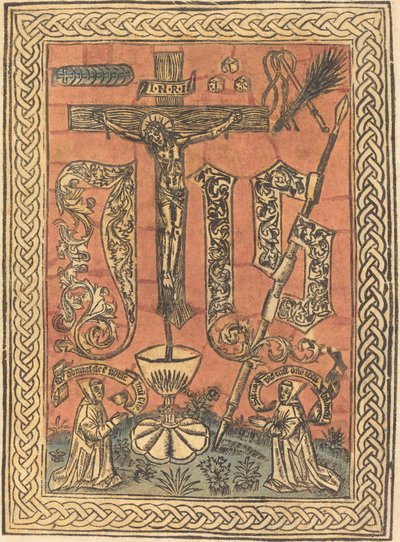 O Monograma Sagrado, c. 1500. de Unbekannt