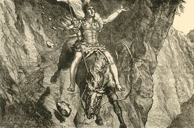 O sacrifício de Curtius, 1890. de Unbekannt