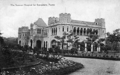 O Hospital Sassoon para Europeus, Pune Poona, Índia, início do século XX de Unbekannt