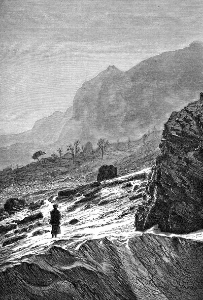 As terras altas de Sechuen, c1890 de Unbekannt