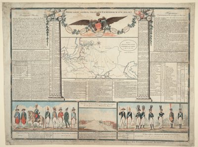 O Regimento de Guarda-vidas Semenovsky, 1810 de Unbekannt