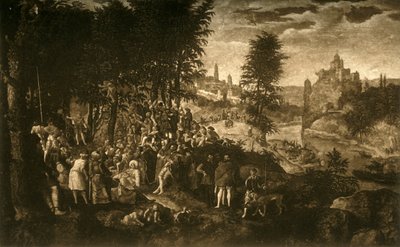 O Sermão de São João Batista, c1550, 1903. de Unbekannt