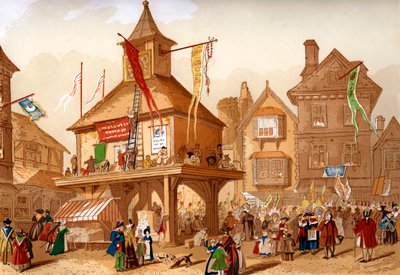 O Jubileu de Shakespeare em Stratford upon Avon, c1850 de Unbekannt