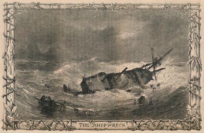 Naufrágio, c1870 de Unbekannt