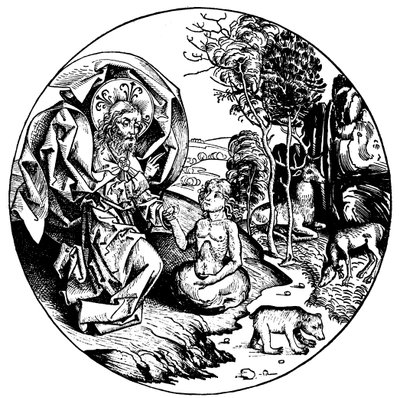 O sexto dia da criação, 1493 de Unbekannt
