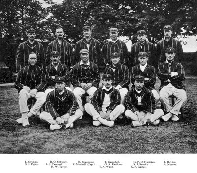 A equipe sul-africana de críquete de 1912 de Unbekannt