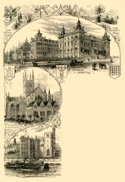 Os subúrbios do sul, c1878. de Unbekannt